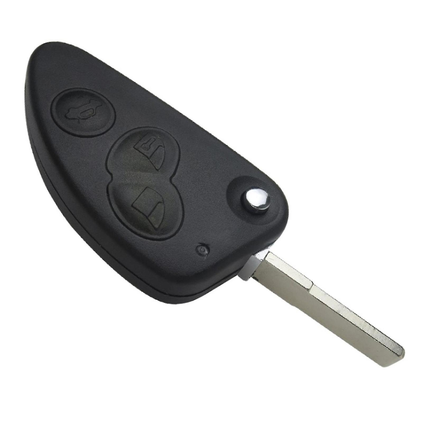 3 Buttons Flip Remote Key Fob Case Abs Durable Key Shell Cover Replacement For Alfa Romeo