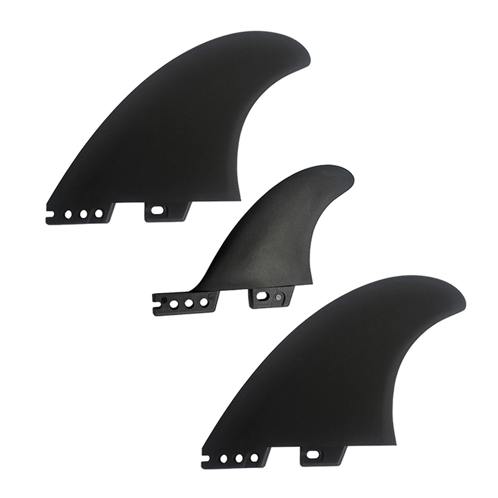 3Pcs Surfboard Fin Quick Release Surfing Fin for Accessory with Hole