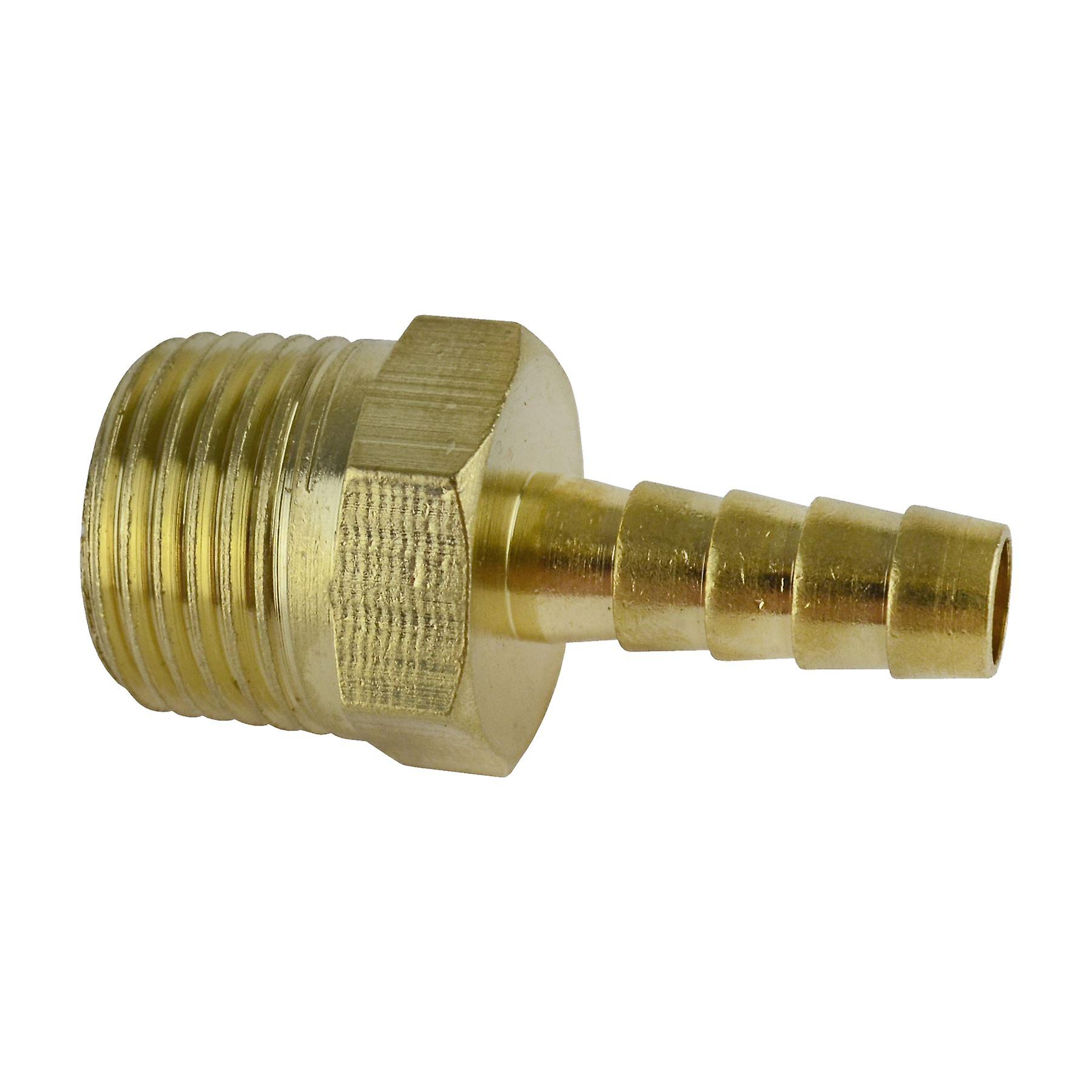 1/2" BSP Thread Hose Tail for 5/16" Hose Pipe Air Line Fitting Hydraulic FT049