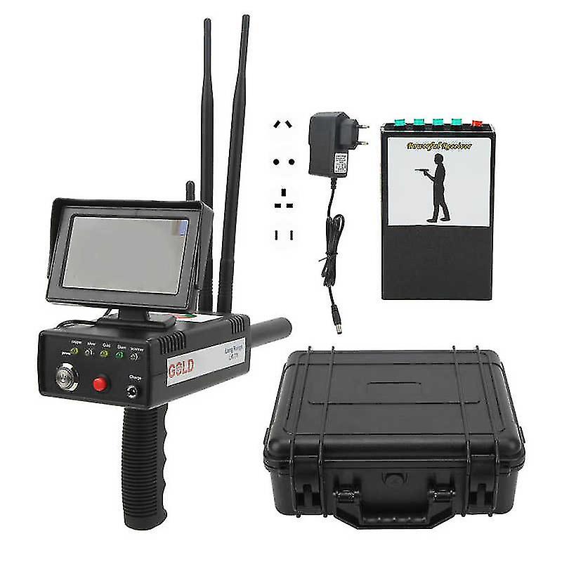 Long Range Metal Detector With Screen High Accuracy Treasure Finder Gold Silver Copper Tester