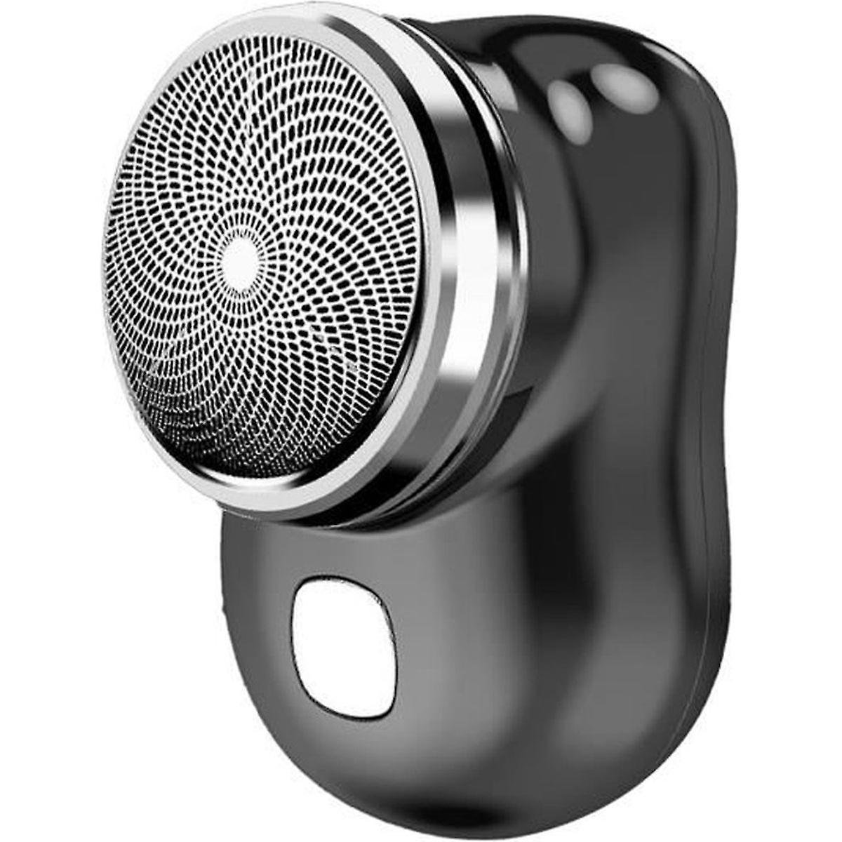 Prumya - Men's Portable Mini Electric Shaver, Handheld Tool, Usb Charging, Dry Wet, Black