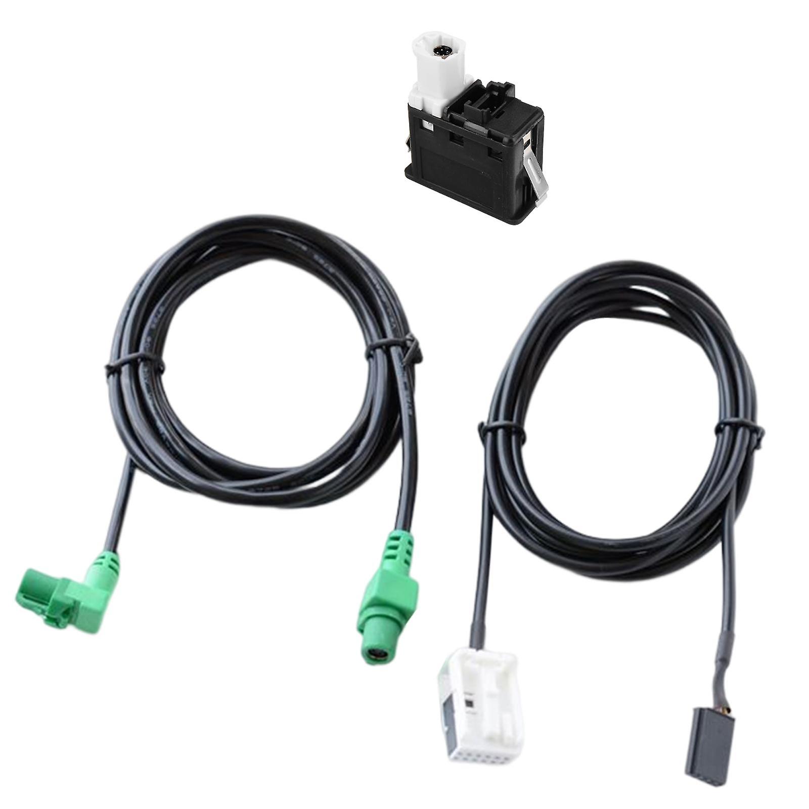 USB AUX Switch and Cable Harness 150cm for  E60 F01 E61