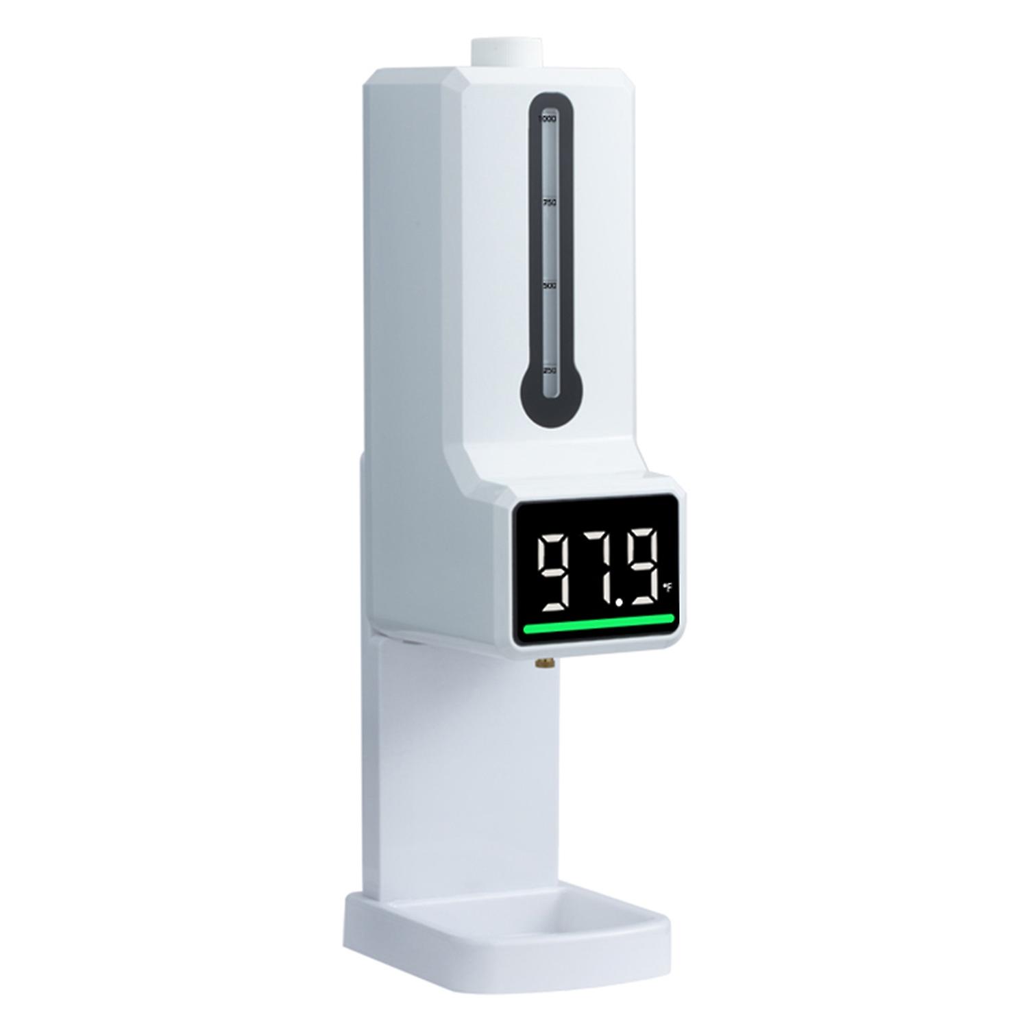 Automatic Induction Contact Free Soap Solution Wall-Mounted Hand Sanitizer Multi-Function thermomete