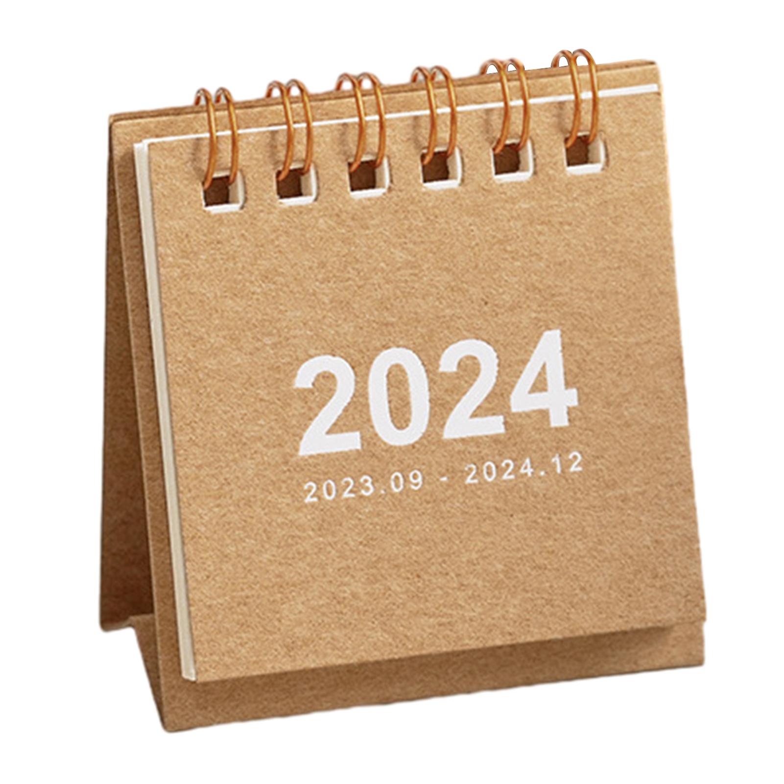 Triangular Base Table Calendar Unique Fashionable Calendar for Home