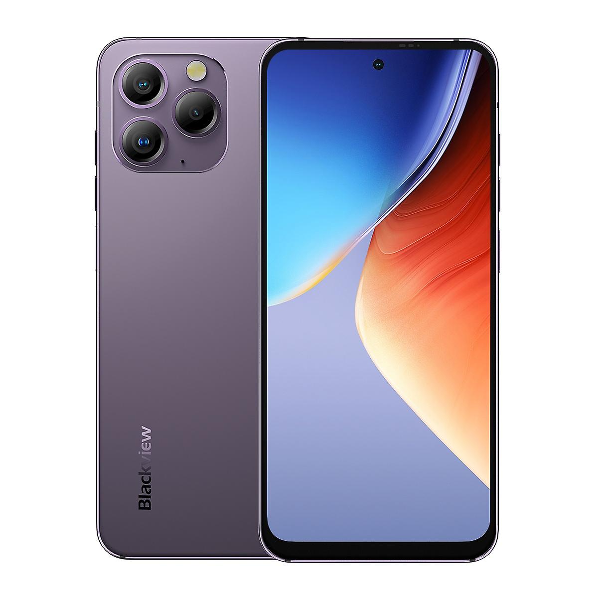 Blackview A96 12GB 256GB, 6.5''120Hz 2.4K Display, Android 13 Helio G99,48MPCameras, Purple