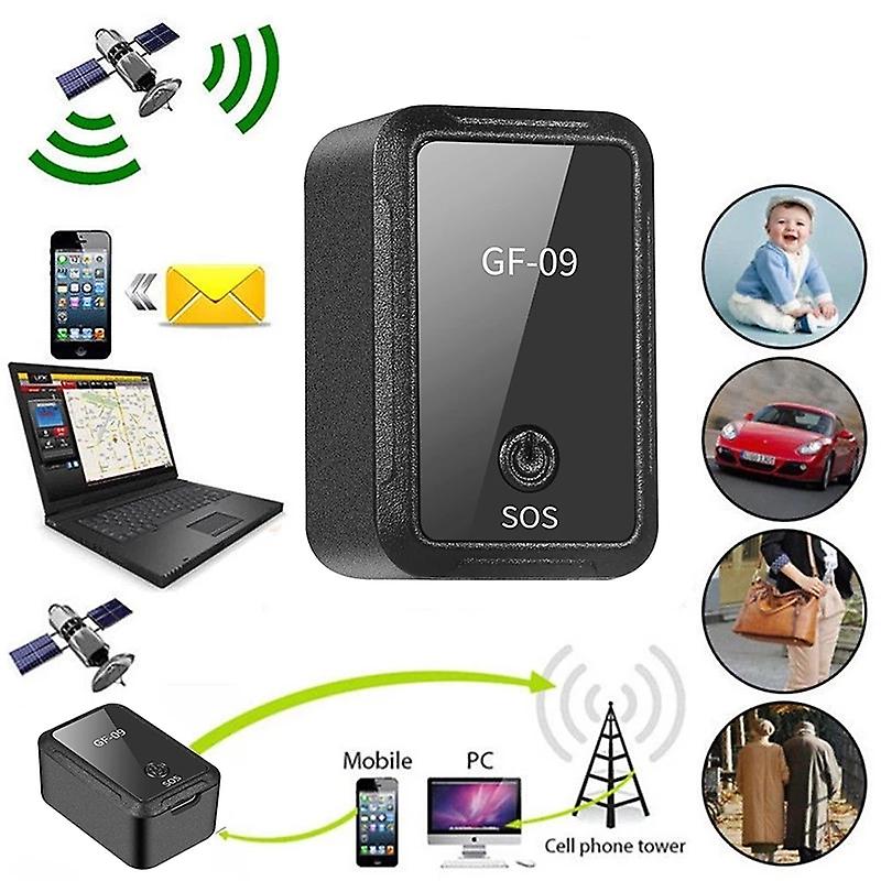 GF09 Mini Locator Magnetic Recording Device Voice Control Wifi Locating Real-time Tracking Equipment