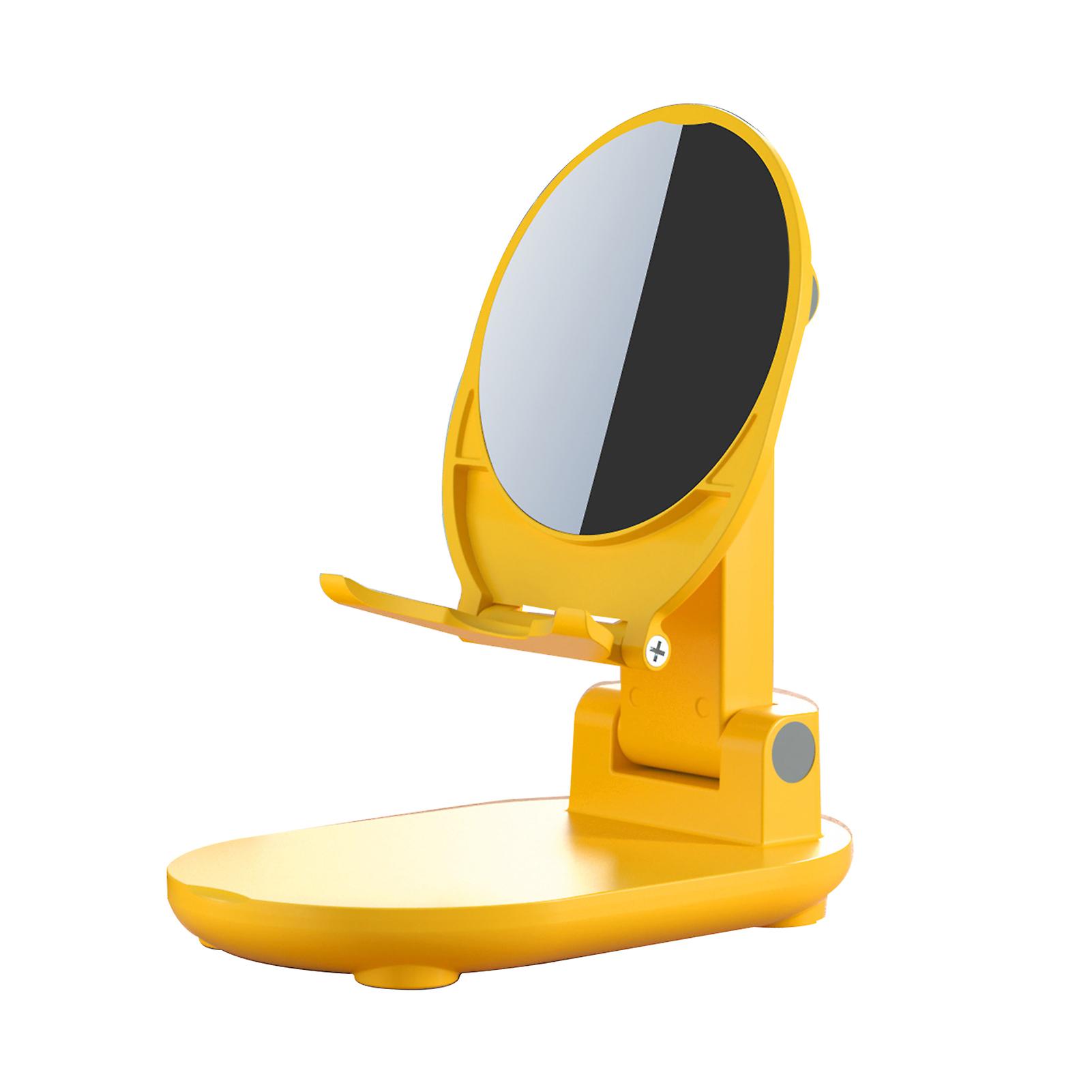 Phone Holder Strong Bearing Capacity Stretchable Desk Smart Phone Lazy Bracket with Mirror for Watching TV