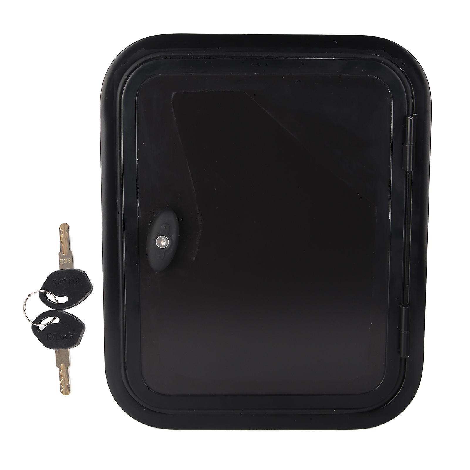 RV Baggage Door H500 W400mm UV Protection Waterproof Rounded Corner Access Storage Door for Camper Motorhome