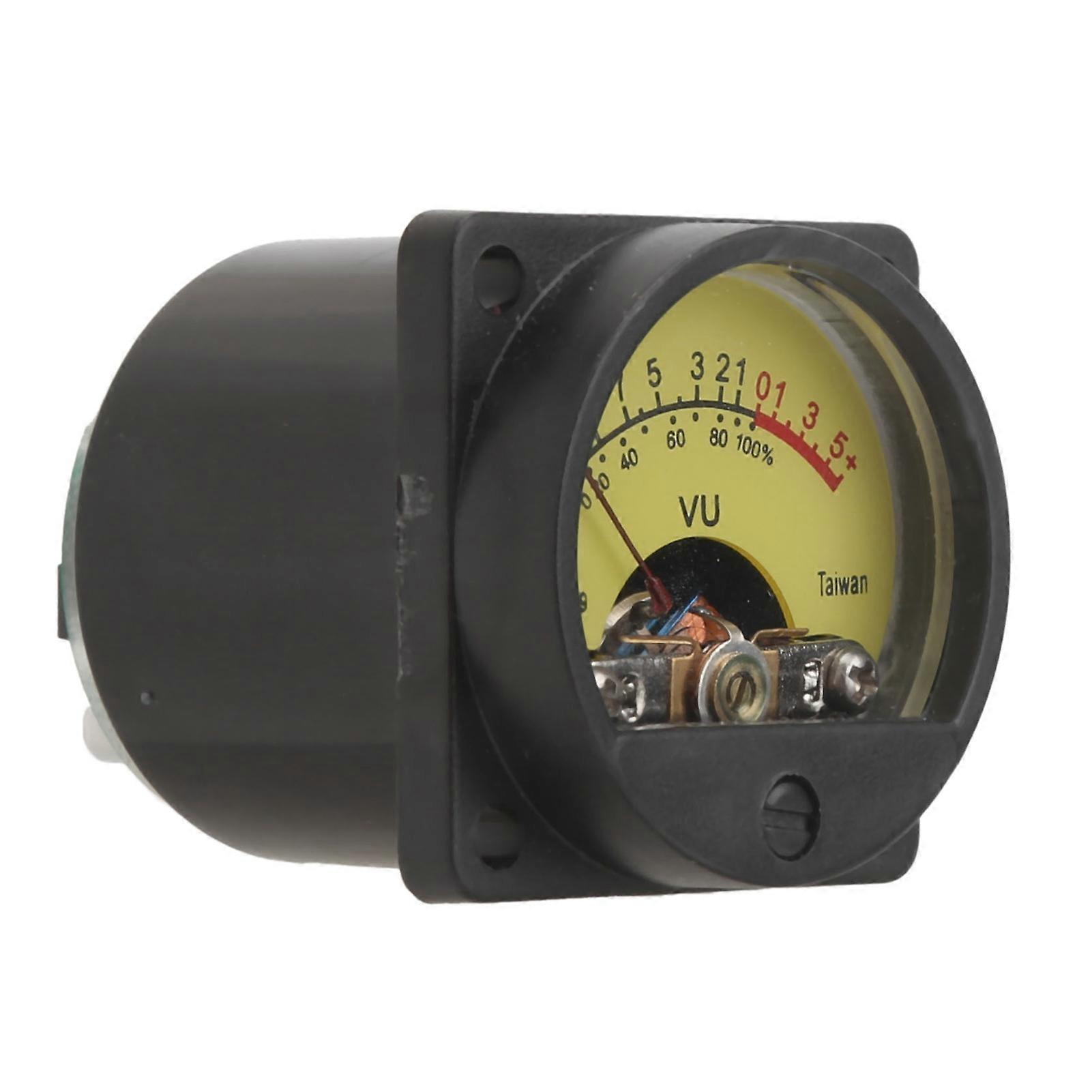 35mm Pointer VU Meter with Yellow Backlight High Accuracy DIY Level Meter Head with Driver Board