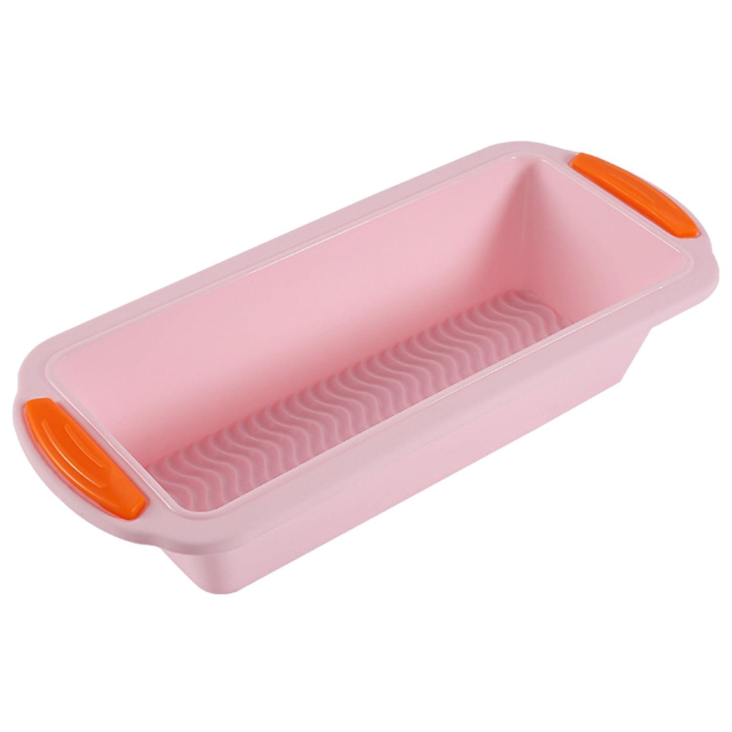 OuZhan Rectangular Silicone Mold Bread Baking Tray Food Grade Cake Bread Toast Mold for Kitchen