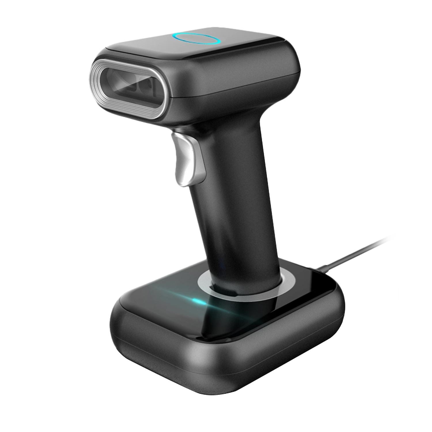 High Speed Barcode Scanner 1D/2D/QR Code Scanner 2.4G Wireless & USB Wired Bar Code Reader with Mult