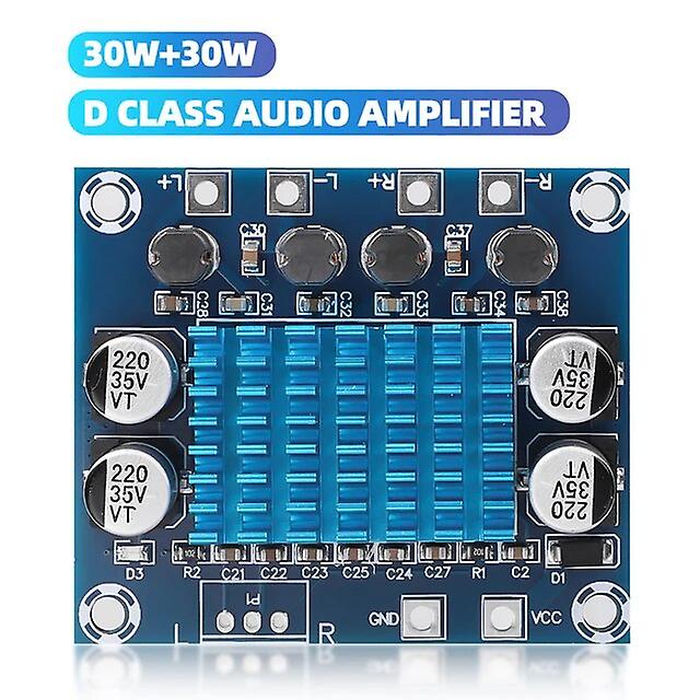 XH-A232 30W+30W 2.0 Channel Digital Stereo Audio Power Amplifier Board High Power 60W DC 8-26V 3A Bluetooth Transmitters