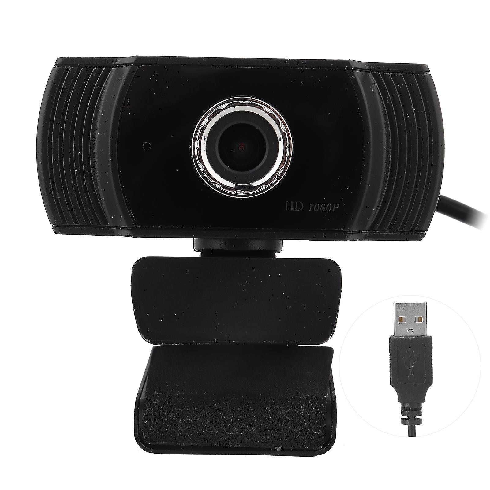 1080P Webcam Cameras for Computers with Builtin Microphone for Online Teaching A15