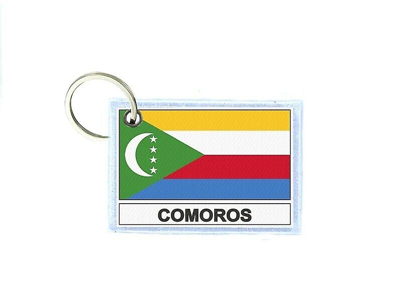 Key key door prints double-sided flag COM comoros