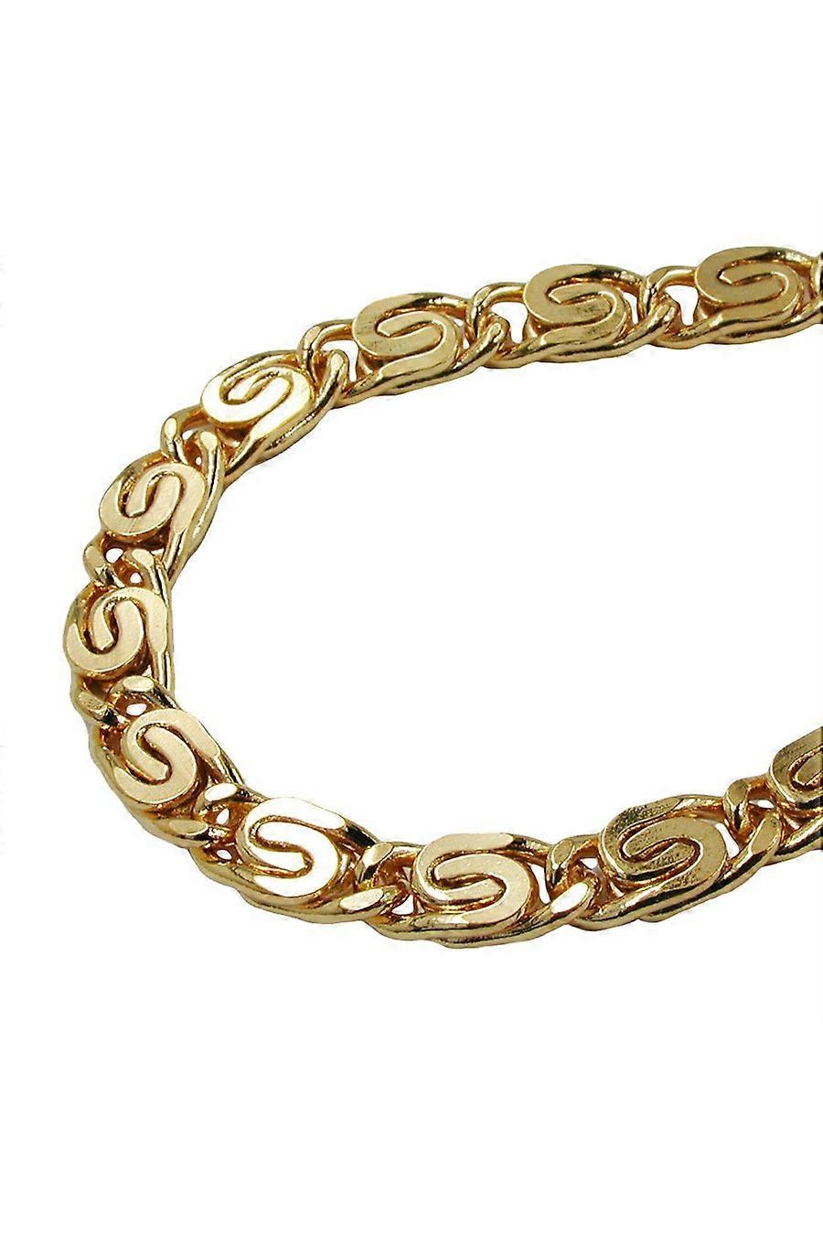 Necklace Scroll Chain 5mm Gold Plated - Gl208001-50