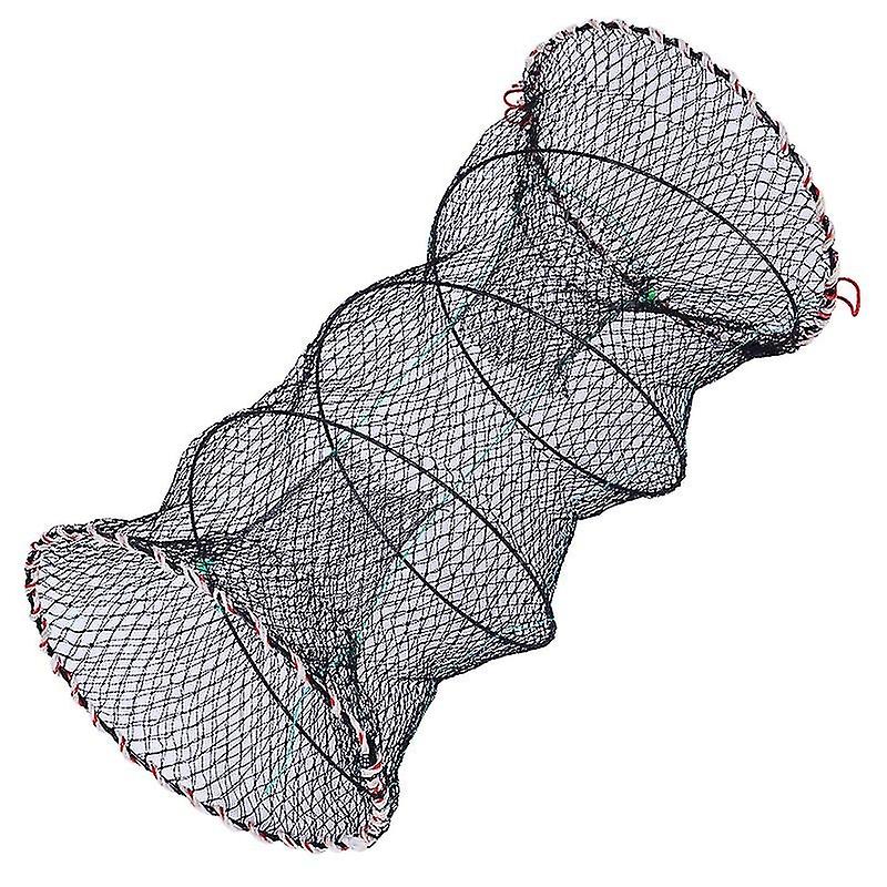 Galvanized nylon fishing net fish crab crayfish net cast automatic foldable net umbrella cage-40cm80