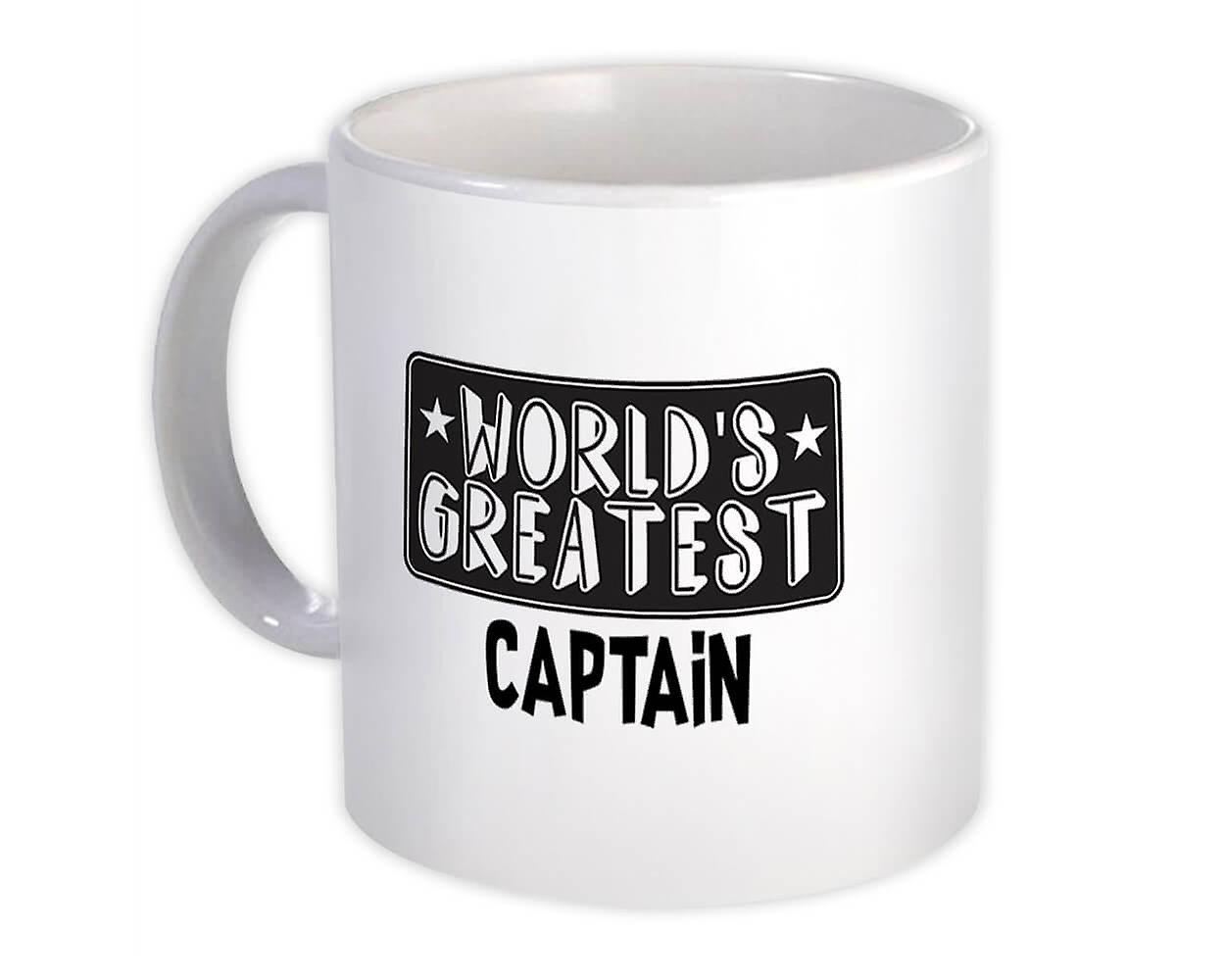 Gift Mug: World Greatest CAPTAIN Work