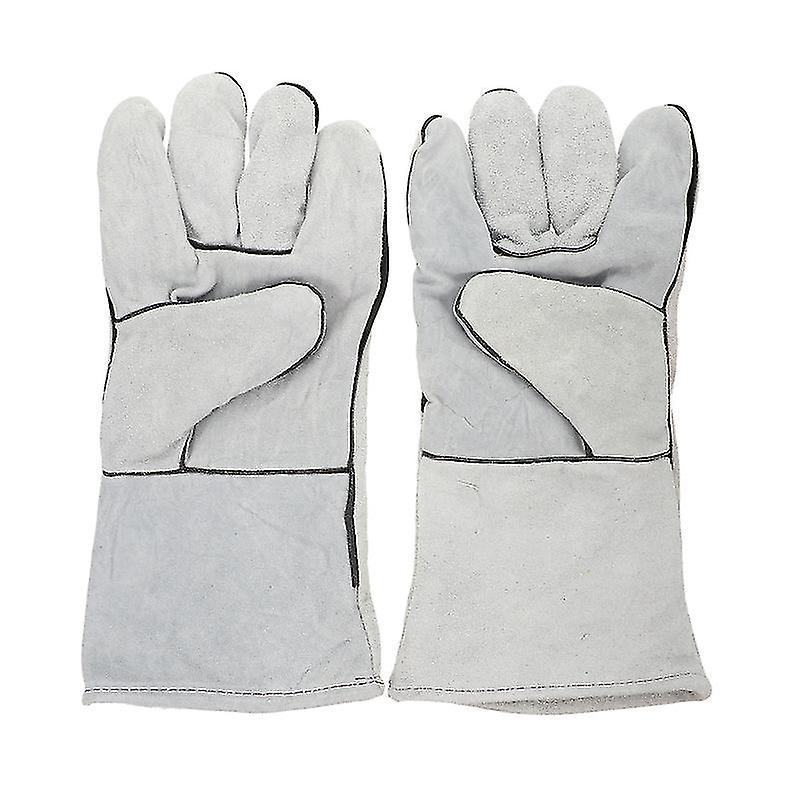 1pair Natural Leather Gloves