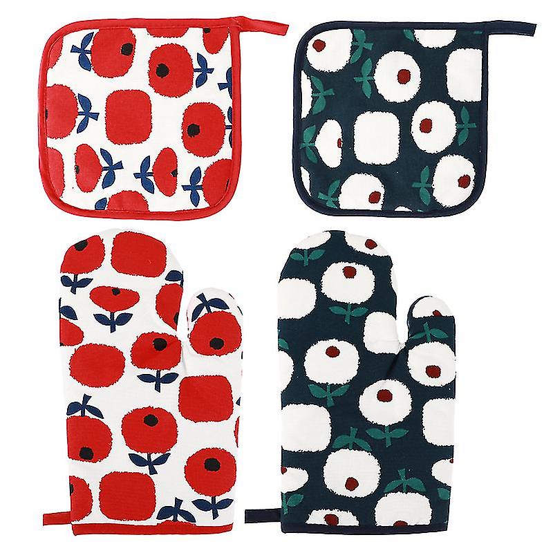 4pcs Oven Mitt
