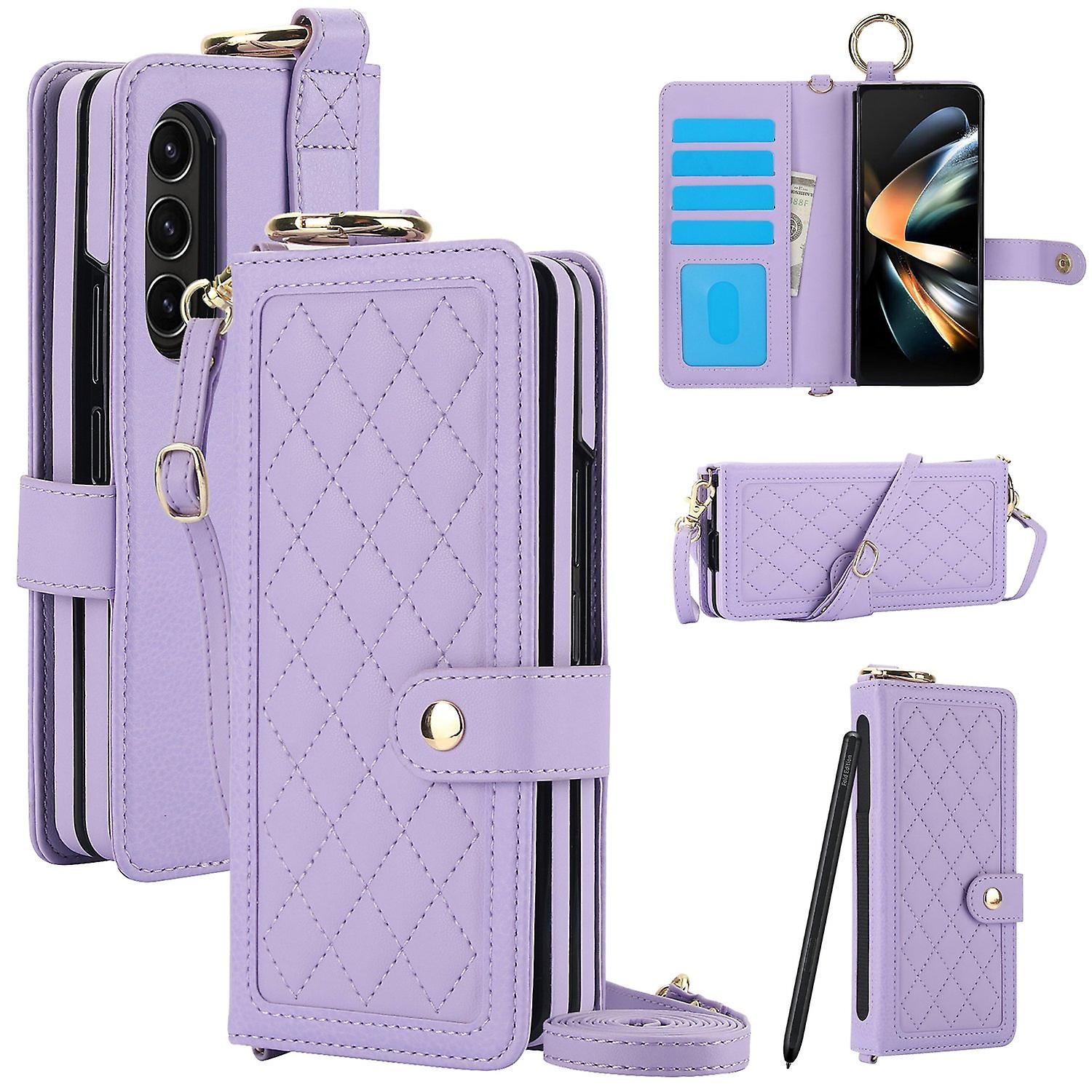Rhombic Texture Phone Case For Samsung Galaxy Z Fold3