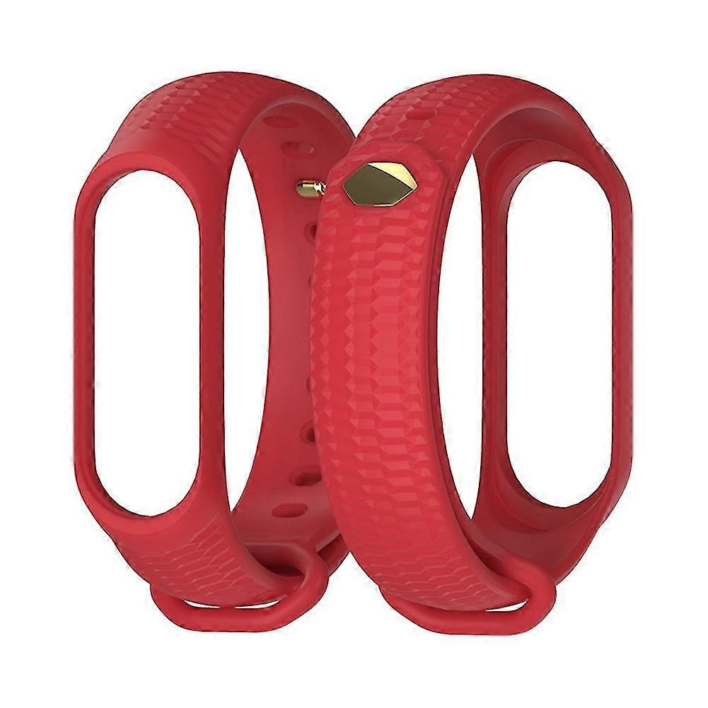 Replacement Honeycomb Grain Soft Adjustable Wrist Strap for Xiaomi Mi Band 3/4