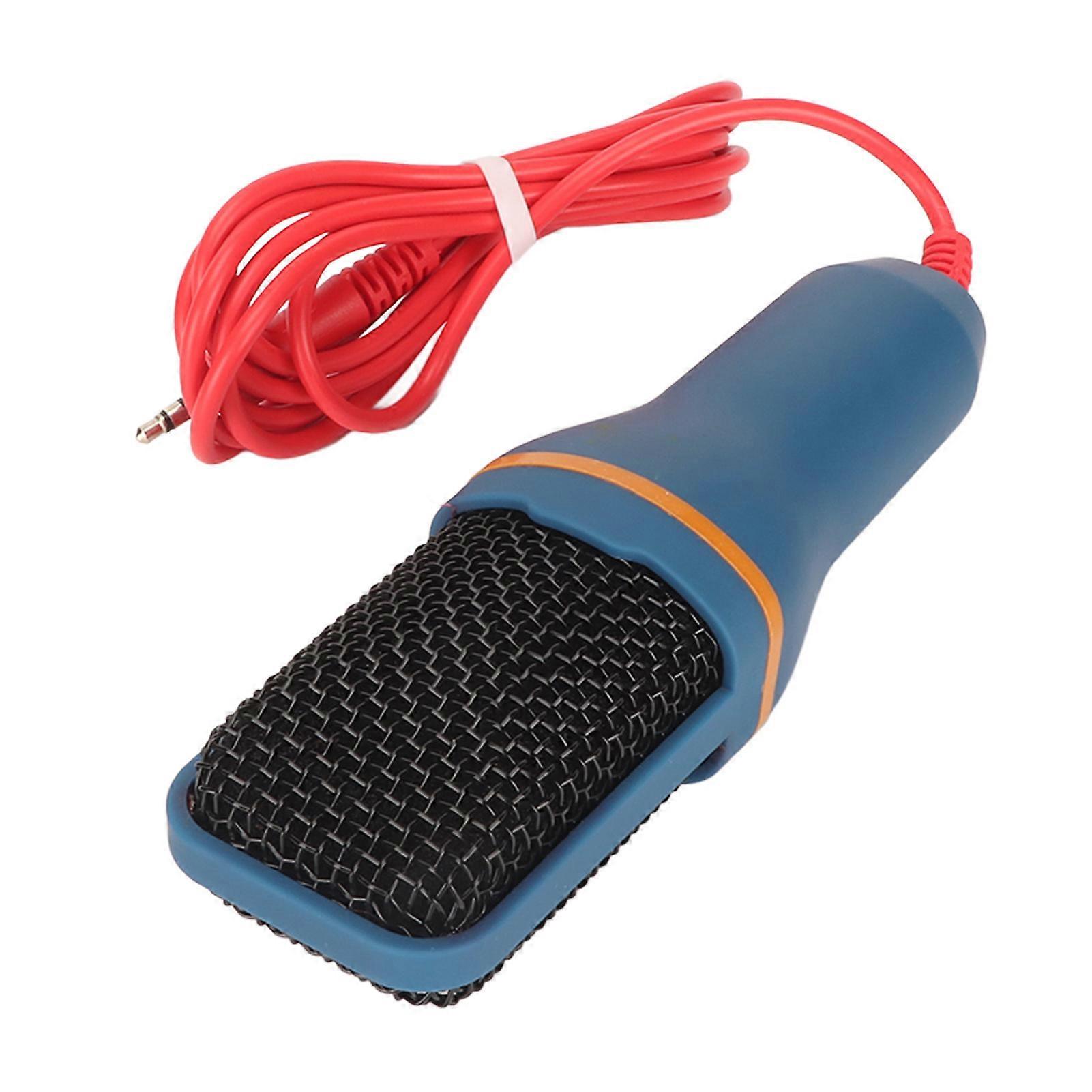 Desktop Condenser Microphone 3.5mm Professional Condenser Recording Microphone for PC Laptop Mobile Phone Tablet 