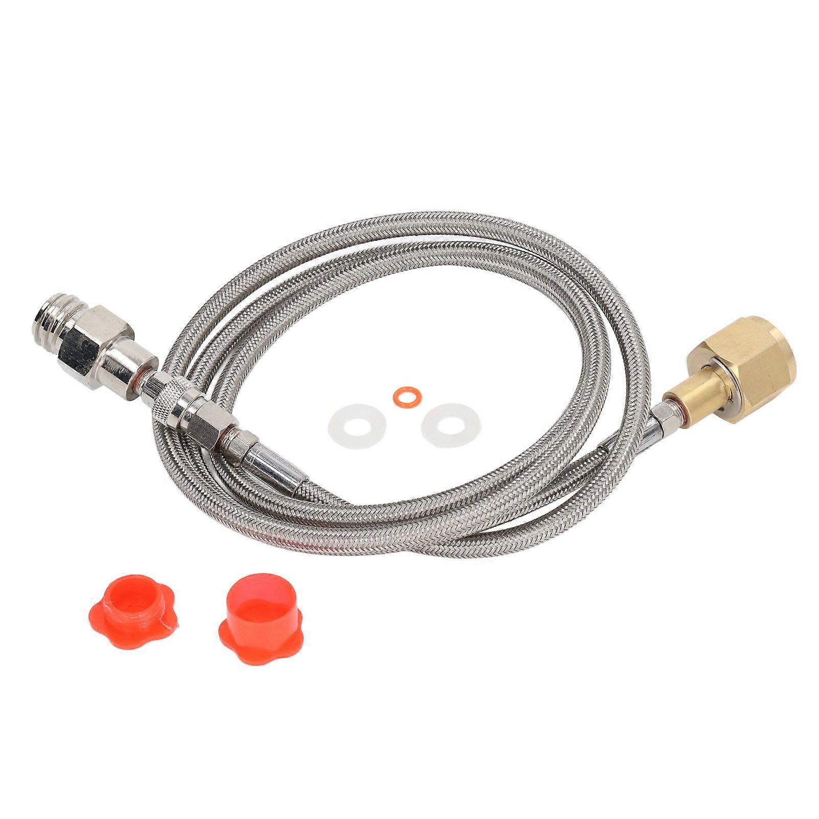Soda Refill Adapter 1500PSI Rustproof CO2 Cylinder Cartridge Fill Tank Connector CGA320 to TR21-4