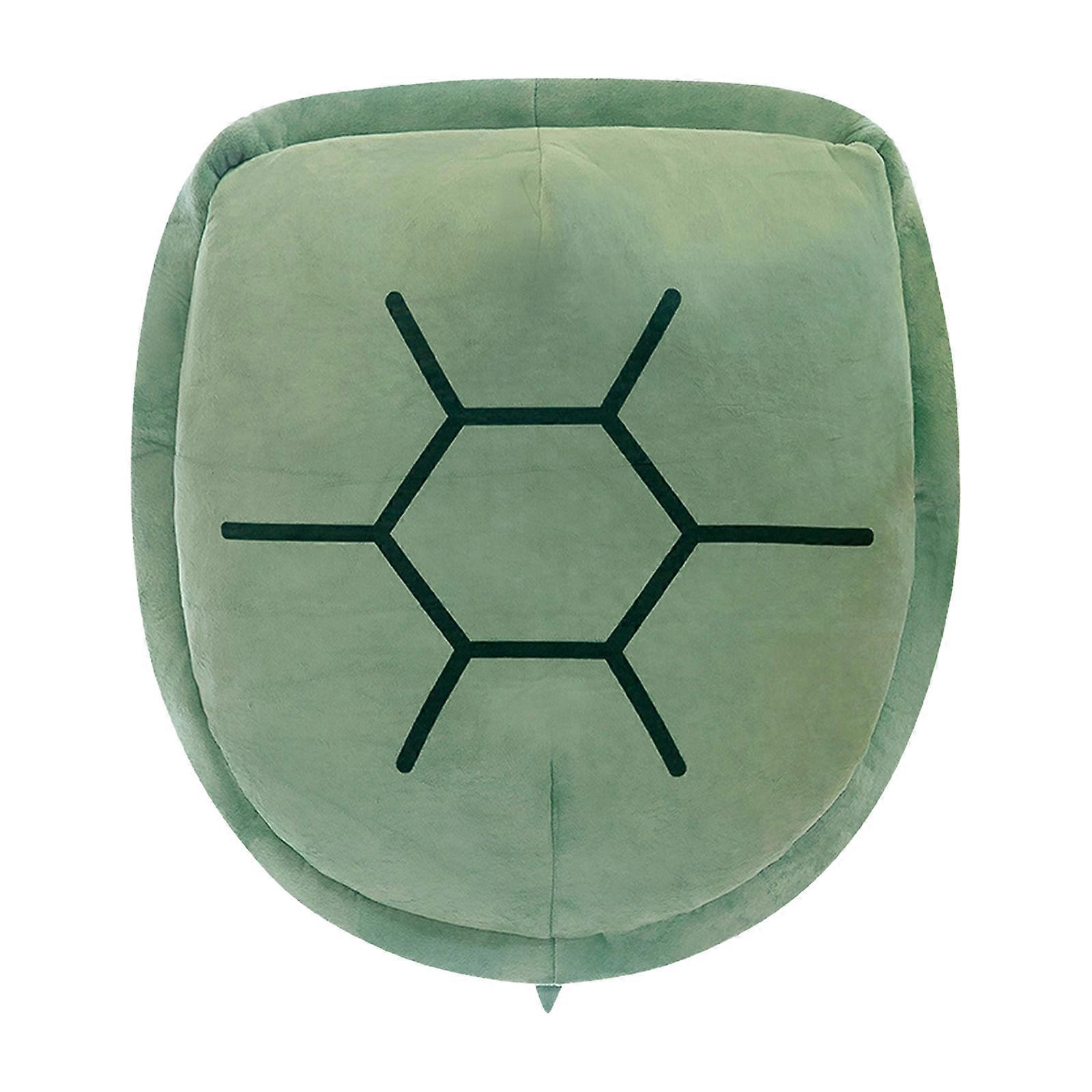 Barn Fylld Djurdräkt Plysch Leksak, Bärbar Turtle Shell Kudde Plysch Leksak Turtle Shell Cosplay Prop 60cm