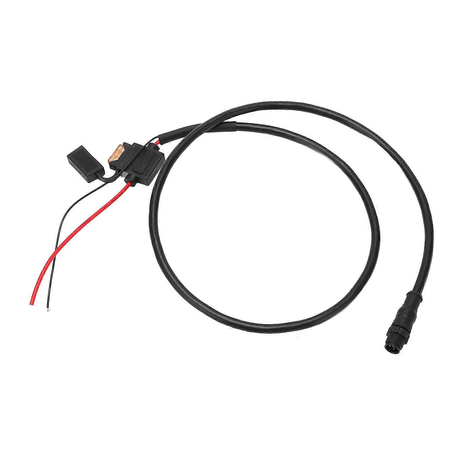 For NMEA 2000 N2K Male Power Cable with Fuse 5 Pin 1m/39.4in Long for Garmin Networks NO.19577