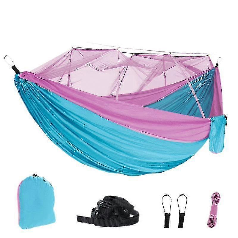 GYFDYM Outdoor Mosquito Net Parachute Hammock Hanging Sleeping Swing With Double Fully Convenient Quick-open Anti-rollover