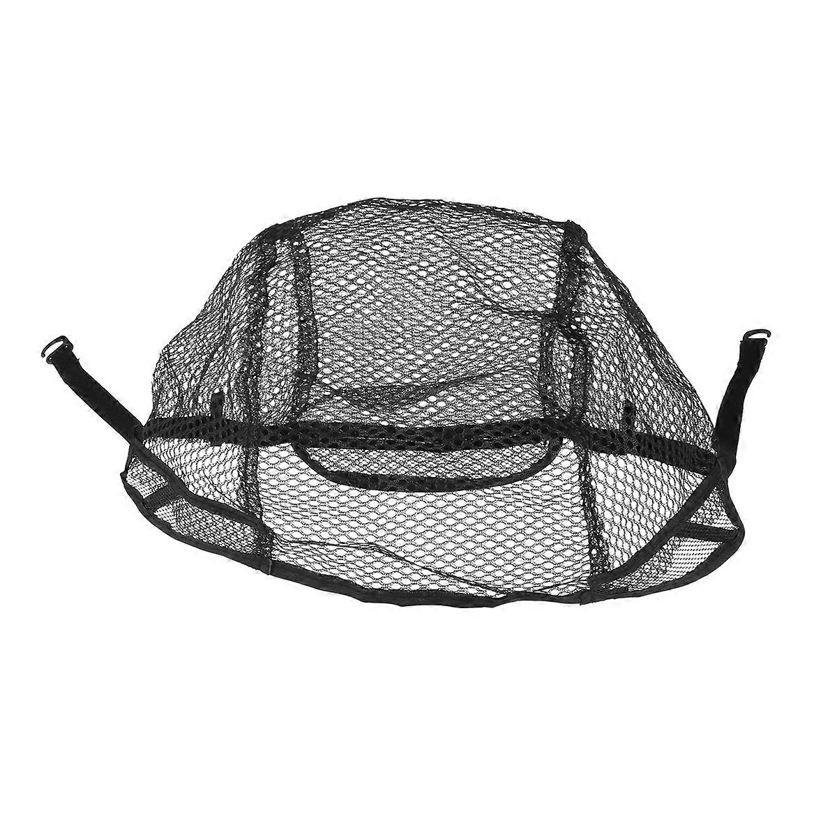 Unisex Weaving Snood Wig Lining Breathable Mesh (Black)