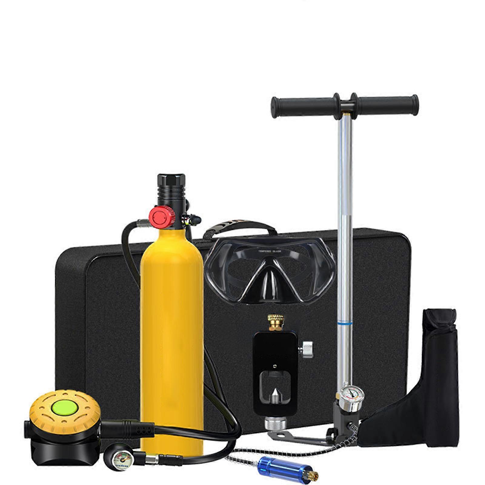 1L Bouteille D’oxygène Équipement De Plongée Ensemble Snorkeling Natation Kits D’entraînement