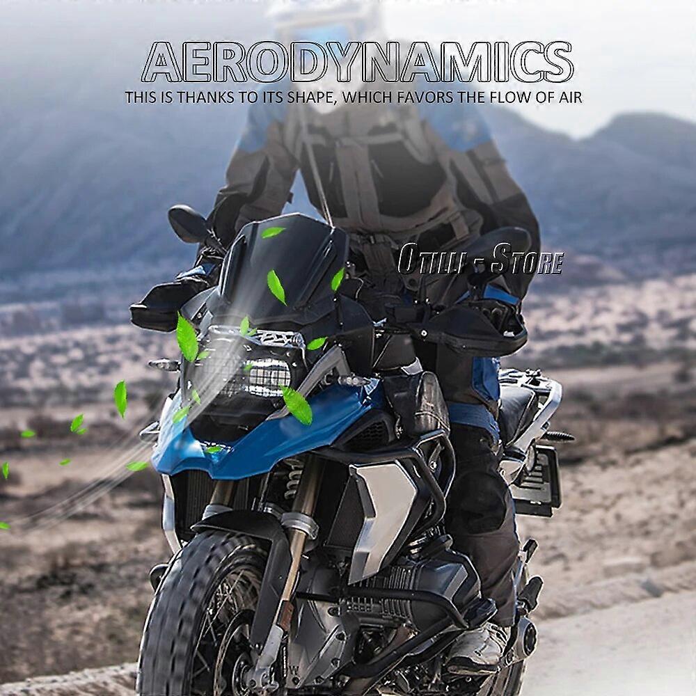 Windschutzscheiben Zierleisten Für BMW R1200GS/R1250GS - Halterungssatz Schwarz