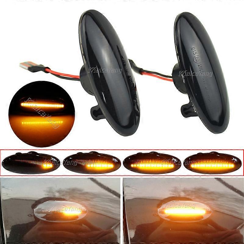 Car Side Marker Lights Dynamic LED Turn Signal Light For Nissan Qashqai J10 X-trail Cube Juke Leaf Micra Micra K13 Note E11
