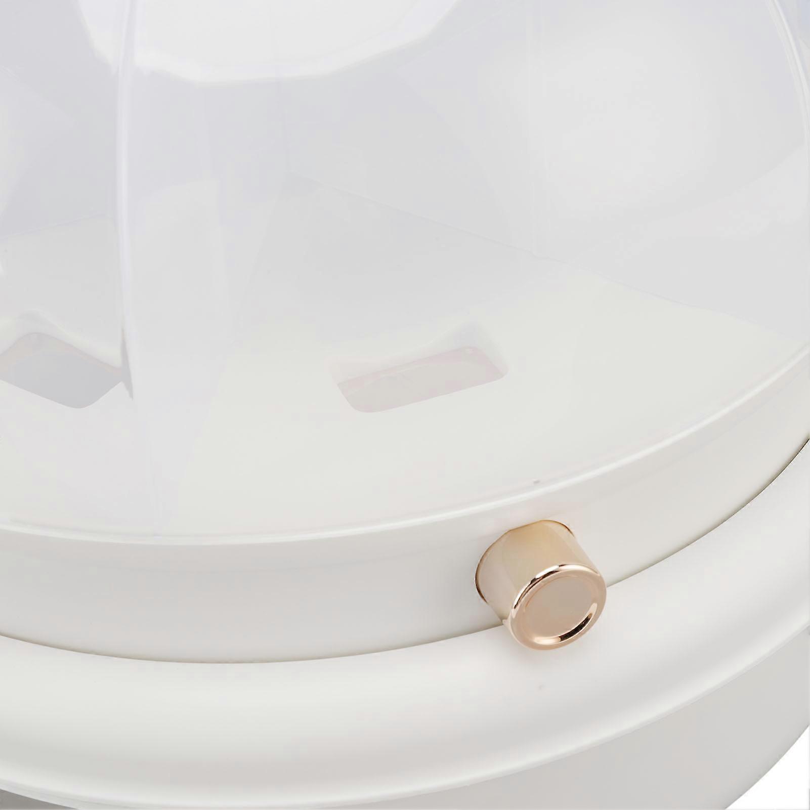 Stackable Grain Storage Container Single Layer 6 Grids Rotating Rice Dispenser for Kitchen Organization_-dy