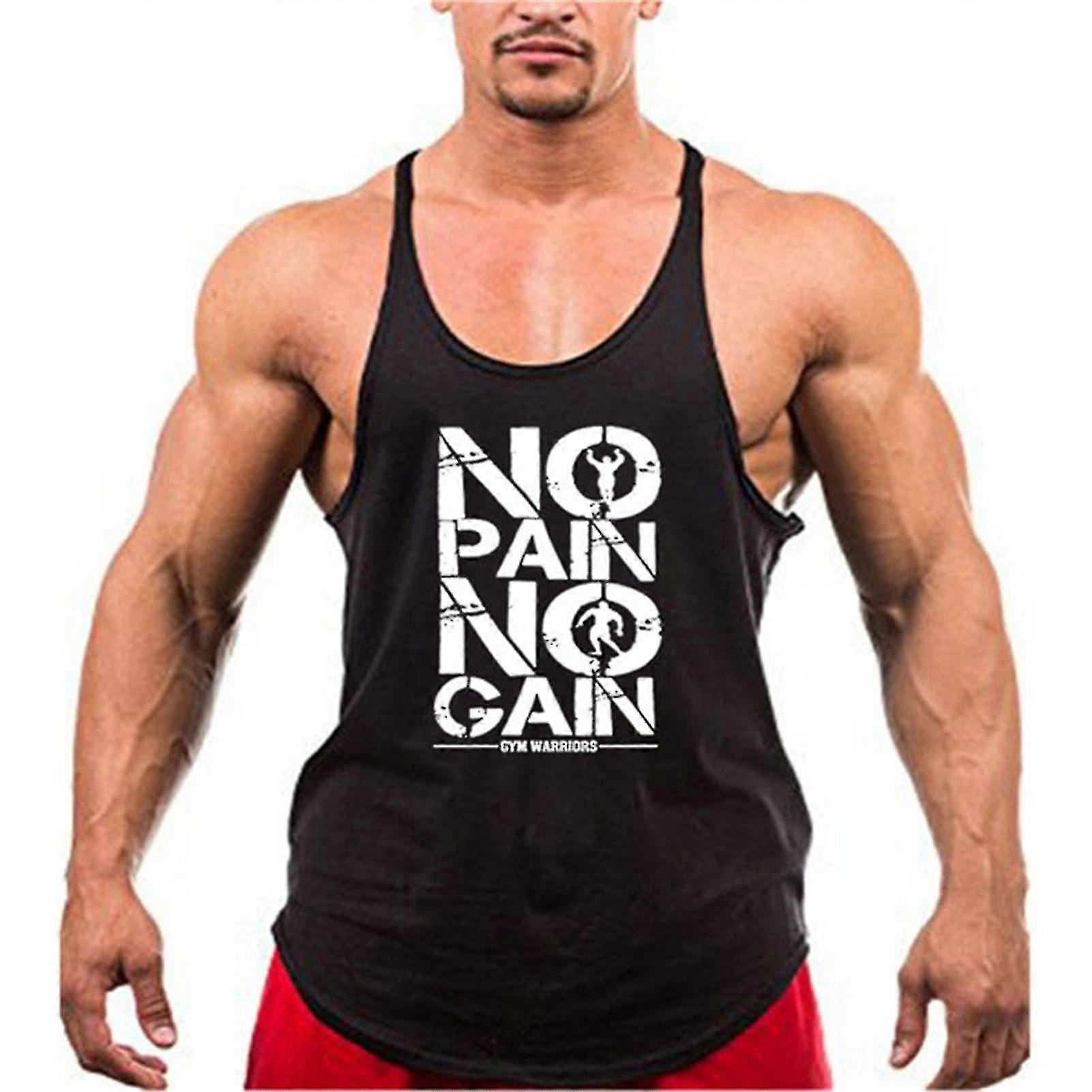 Allenamento uomo Stringer Canottiere Muscle Gym Bodybuilding