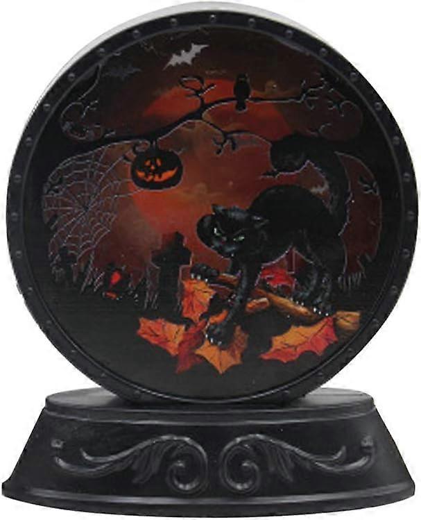 Linjou Lampe de nuit d’Halloween Veilleuse décorative Lumière de table Enfants Petite lampe de table
