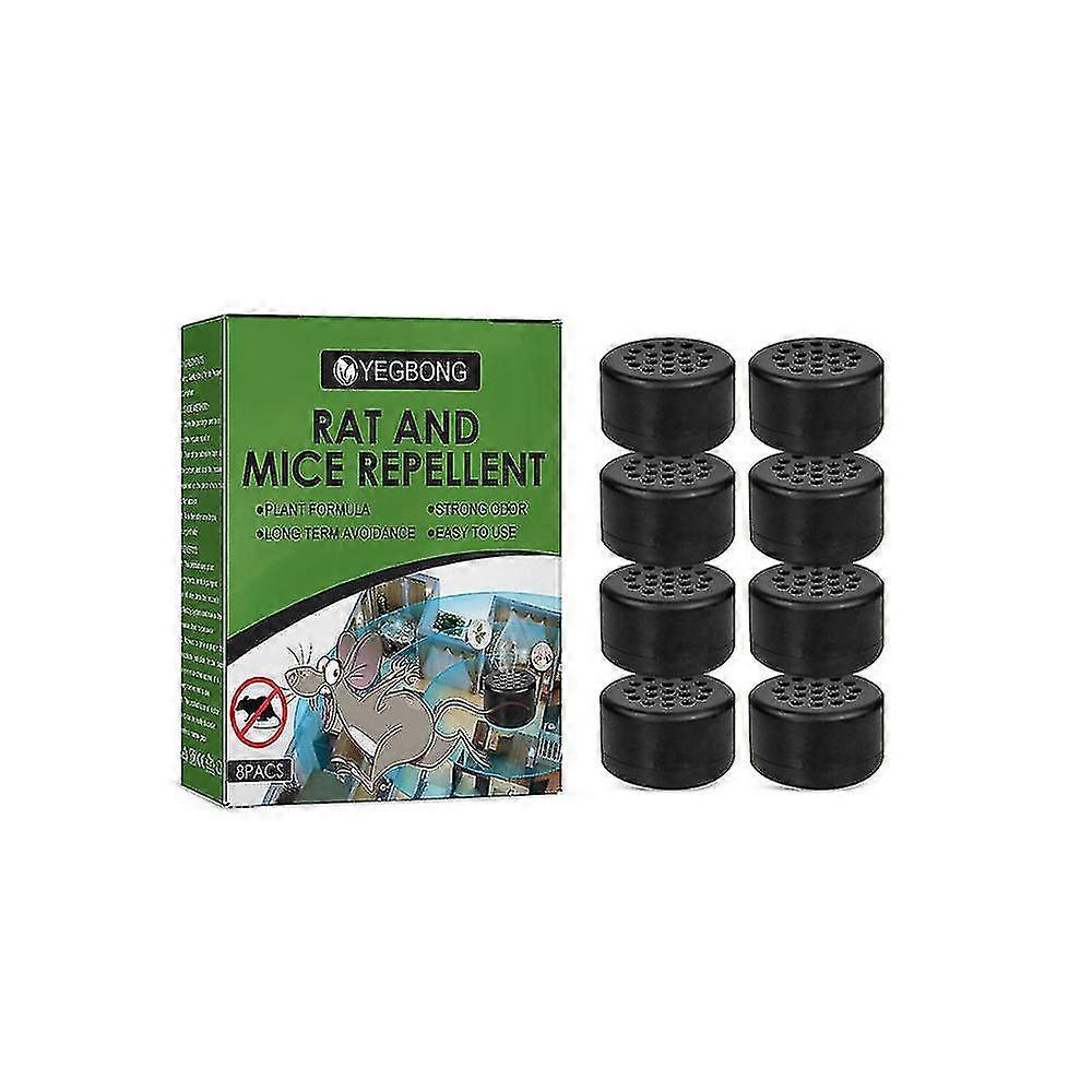 8pcs With Mint, Garlic, Chilli, White Pepper Rodent Repellent Keep Mice Away Mice Repellent Natural Peppermint Oil Mouse And Rats Repellent To Repel M