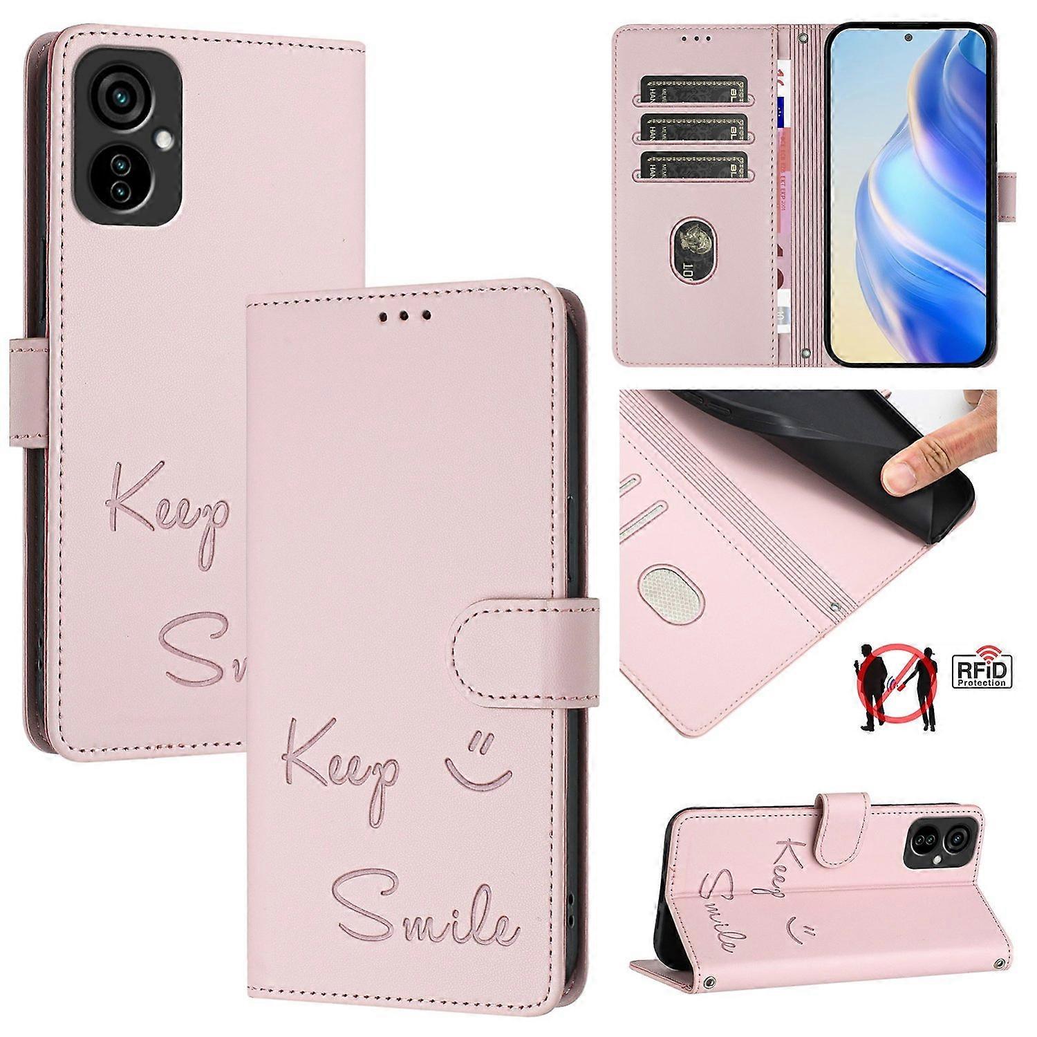 Smile RFID Leather Case For Tecno Camon 19 Neo