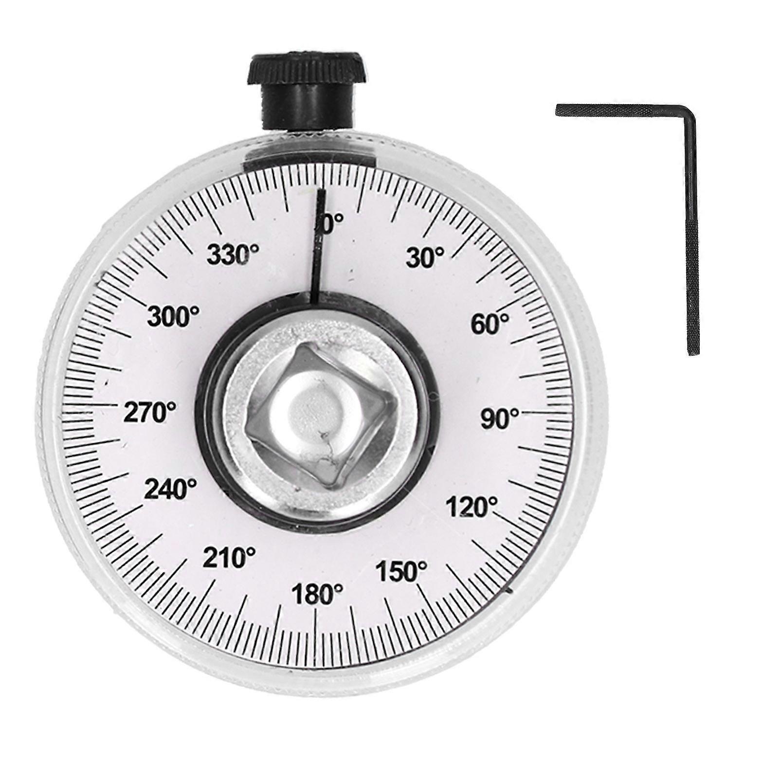 360 Torque Angle Gauge 1/2in Drive Rotation Checker Tester Measuring Tool Universal for Car