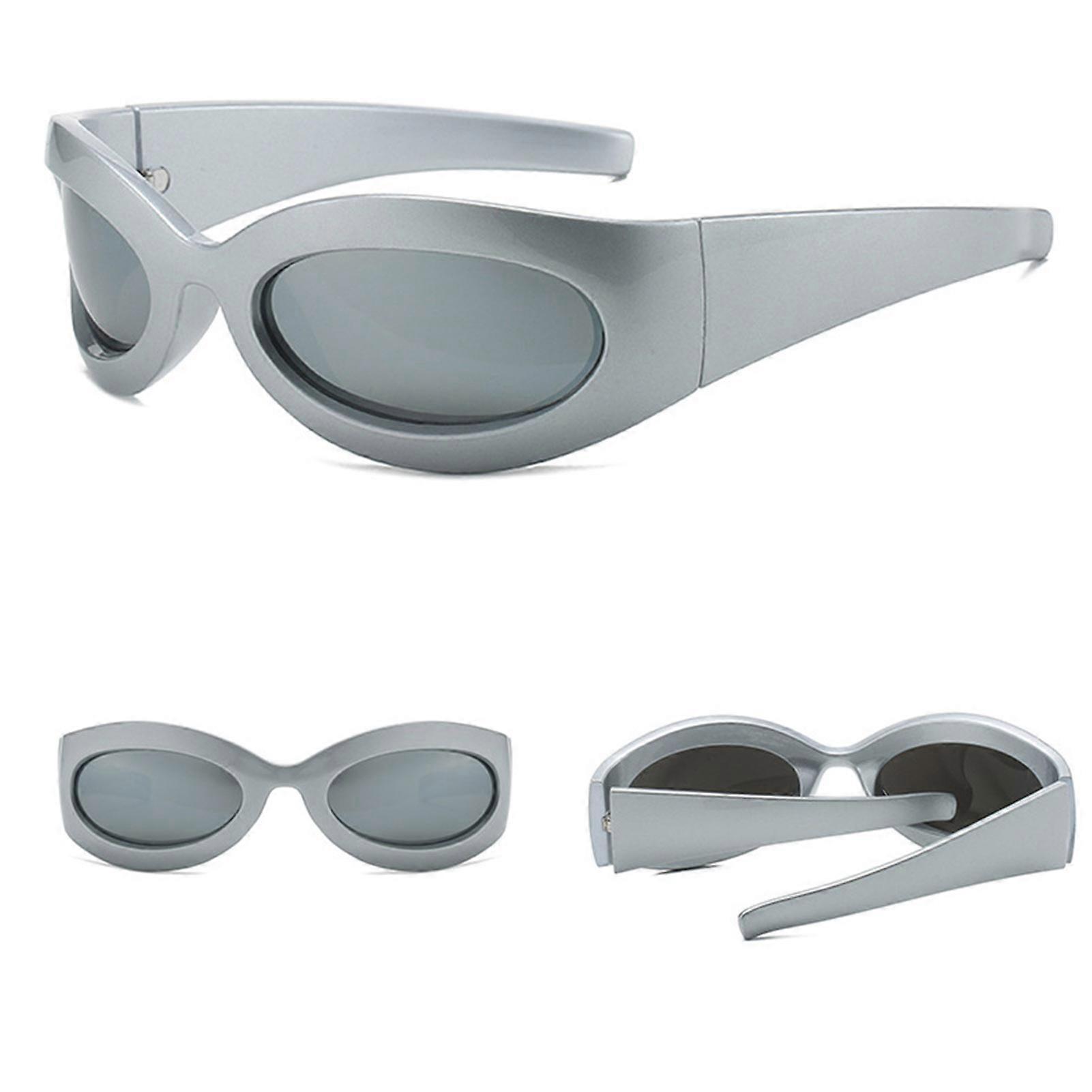 Sports Big Frame Y2k Sunglasses Durable Windproof Cycling Sunglasses for Fishing Boating Traveling