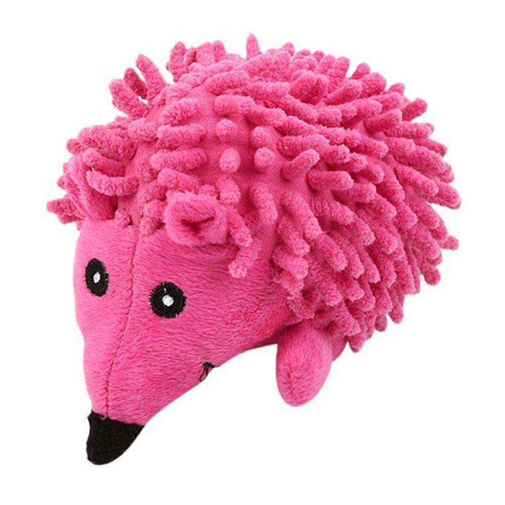 Pet Dog Funny Hedgehog Shape Vocal Plush Chew Molar Bite Toy Vocalization Doll
