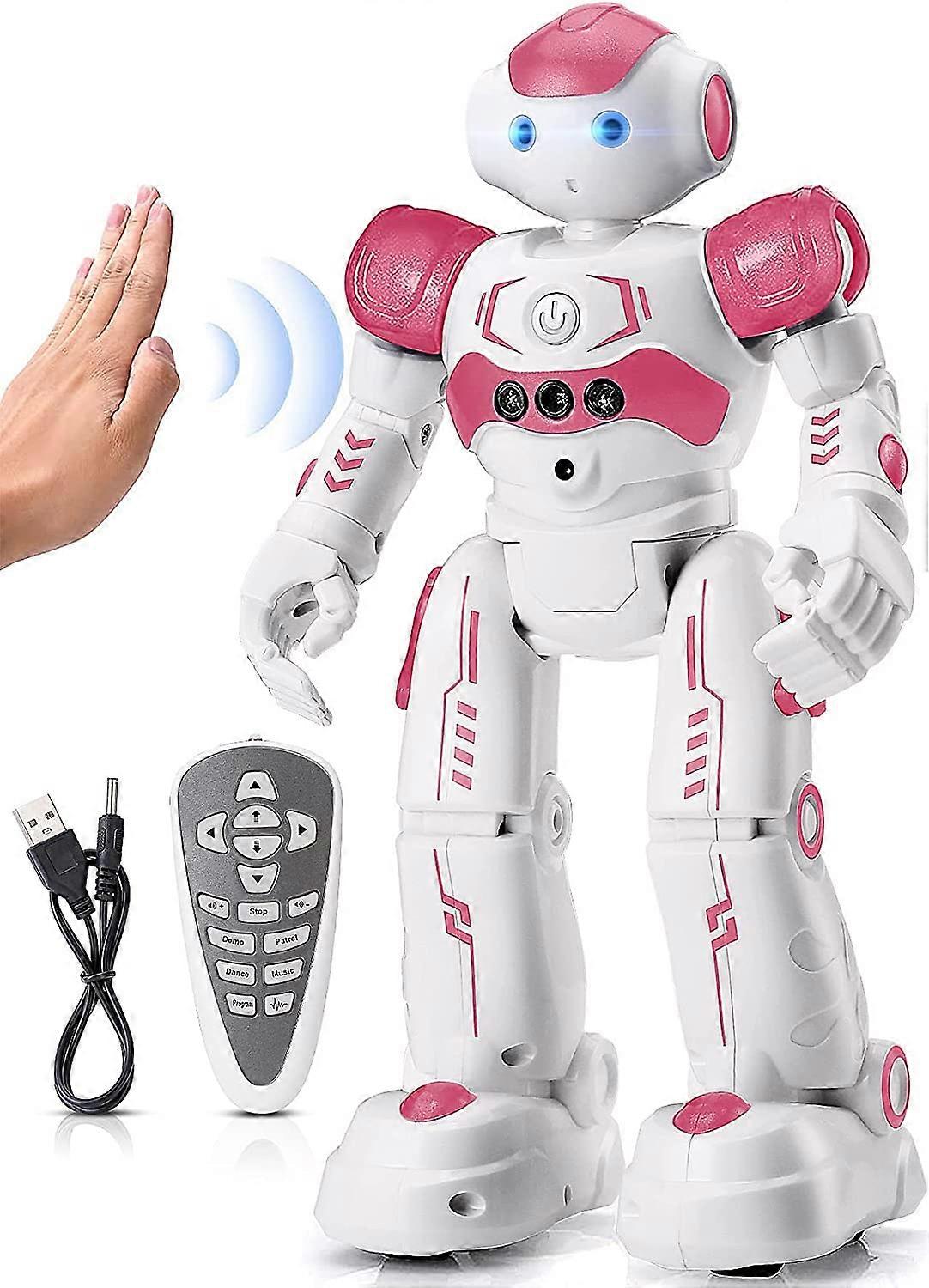 RC Robot Toys for Kids, Gesture & Sensing Programmable Remote Control Smart Robot for Age 3 4 5 6 7 8 Year Old Boys Girls Birthday Gift Present