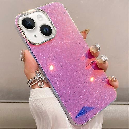 For iPhone 15 Mirror Glitter IMD Mobile Phone Case