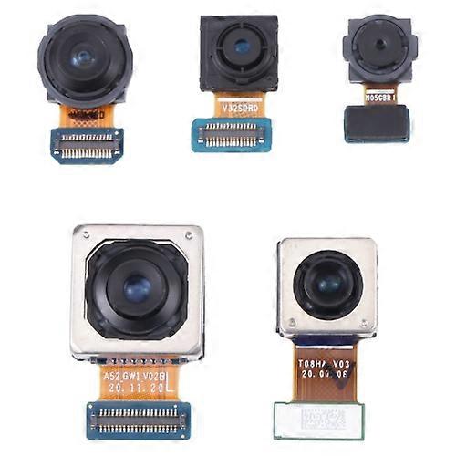For Samsung Galaxy A72 SM-A725 ORIG Camera Set (Telephoto + Macro + Wide + Main Camera + Front Camera)