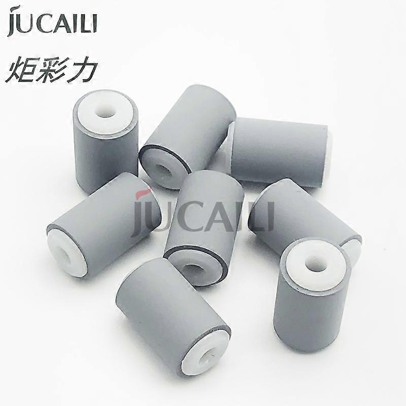 JCL 6pcs 17 * 10 * 3mmラバーピンチローラーホイールAllwin Myjet Human Xuli Dika Yaselan Eco溶剤インクジェットプリンター用