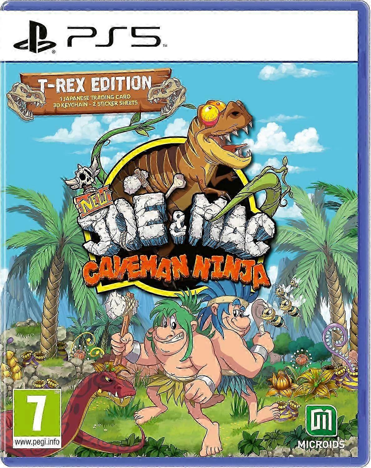 New Joe & Mac Caveman Ninja - T-Rex Edition PS5 Game