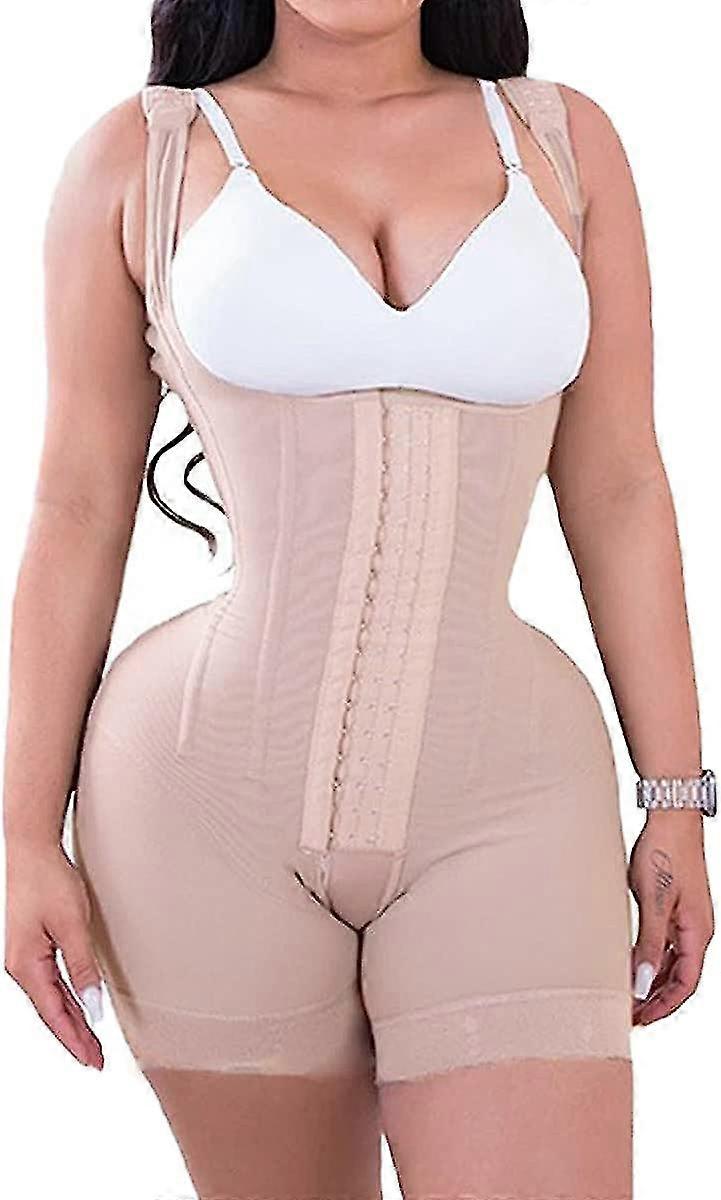 여성용 Shapewear Tummy Control Fajas Colombianas 바디수트 수술 후 압축 의류 허리 트레이너