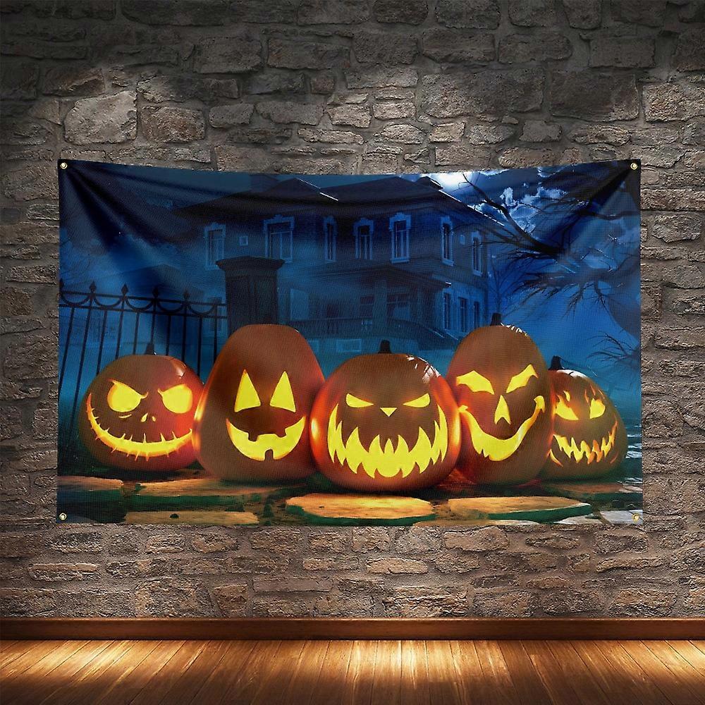 דגל ליל כל הקדושים פוליאסטר הדפסה דיגיטלית מתנות באנר לחג