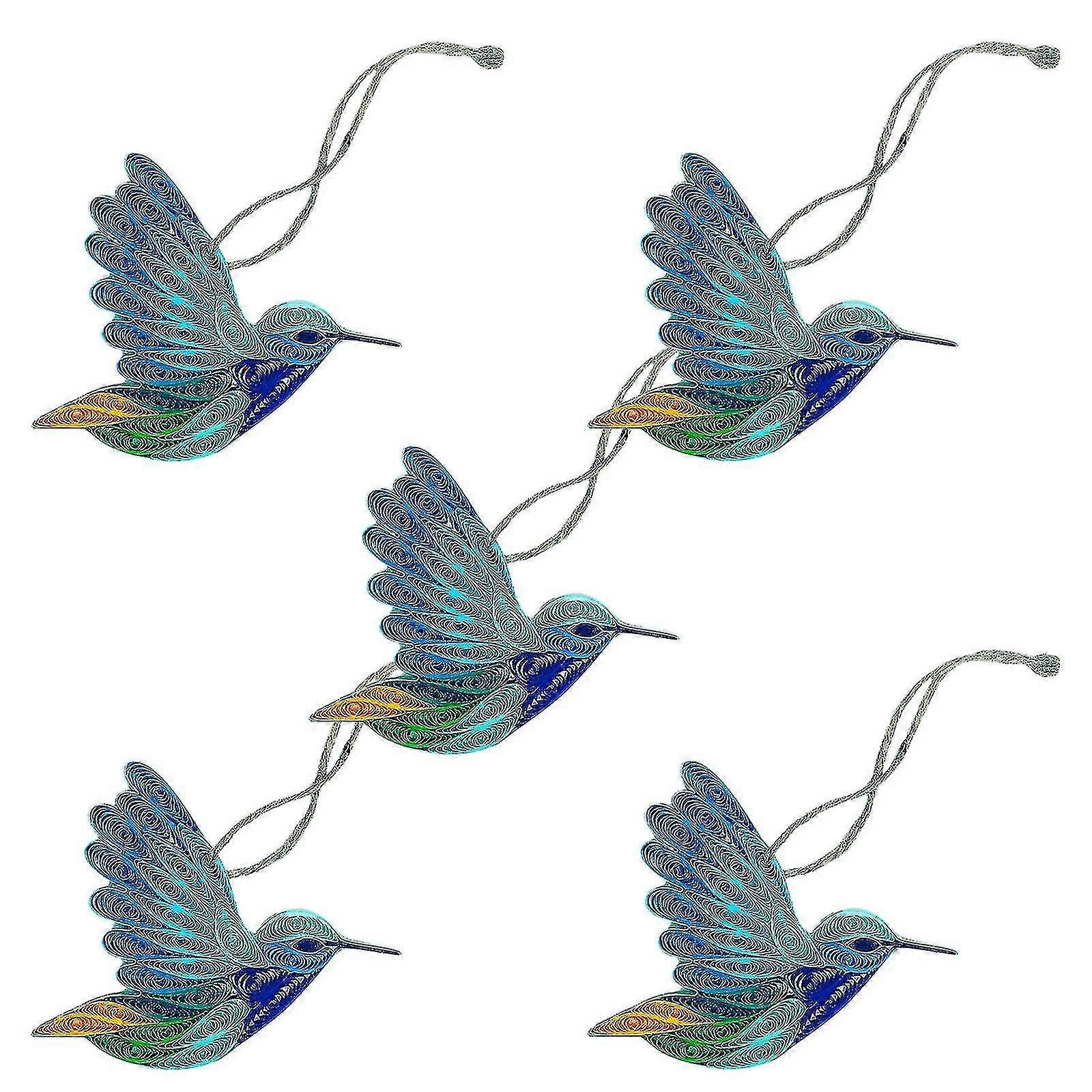 Stained Bird Window -iridescent Acrylic Hummingbird Ornament Bird Decoration